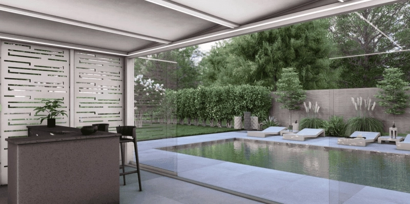 Un Espace de Vie Extérieur Multifonctionnel